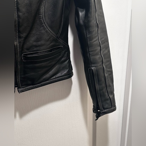 Lady Rider by Frank Thomas Riding Leather Jacket - Size: UK 10 / US 8 / Medium - Picture 8 of 16